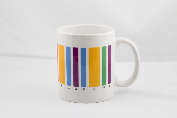 Kaffeetasse Farbstrichcode
